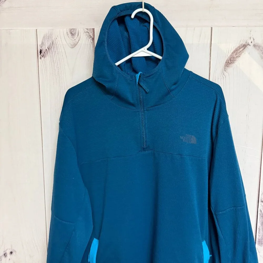 The North Face Men’s‎ Wayroute Hoodie XL Teal Blue EUC